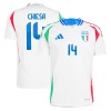 Maglia ufficiale Italia Chiesa 14 Trasferta Euro 2024 per Uomo